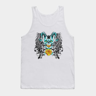 Horned Skull Tank Top